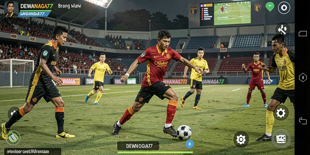 Tampilan gameplay seru dari DEWANAGA77 dengan aksi olahraga yang menggugah semangat.