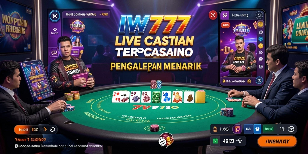 Gameplay Live Casino yang mendebarkan dalam aplikasi IW777.