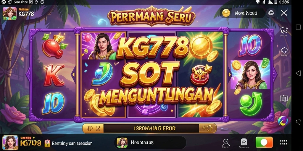 Tampilan gameplay KG778 yang menarik dan mengasyikkan saat bermain slot.