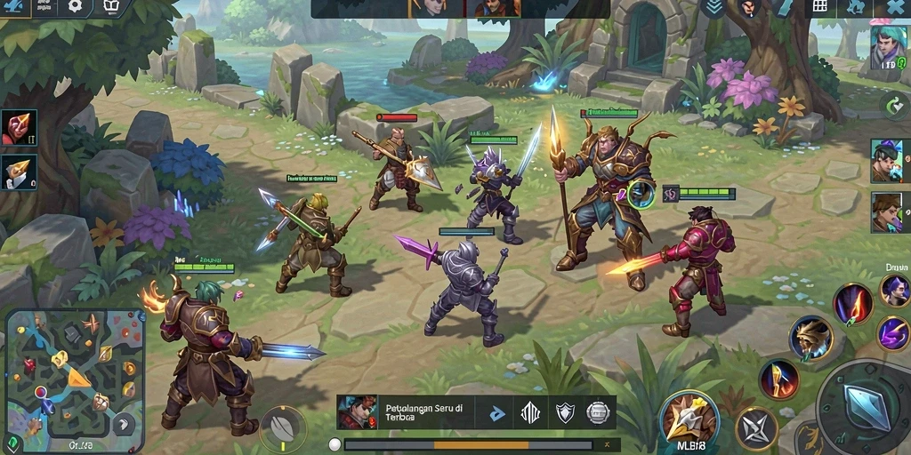 Tampilan gameplay MLBB8 dengan dunia terbuka yang menakjubkan.
