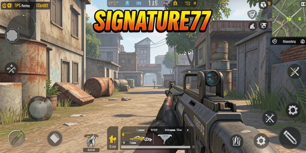 Screenshot gameplay SIGNATURE77 yang mendebarkan dan penuh aksi。